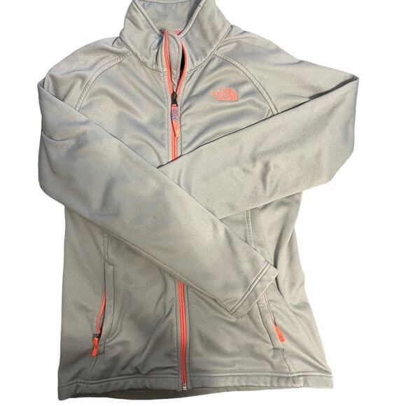 Girls' Full Zip North Face Sweatshirt - Picture 2 of 5